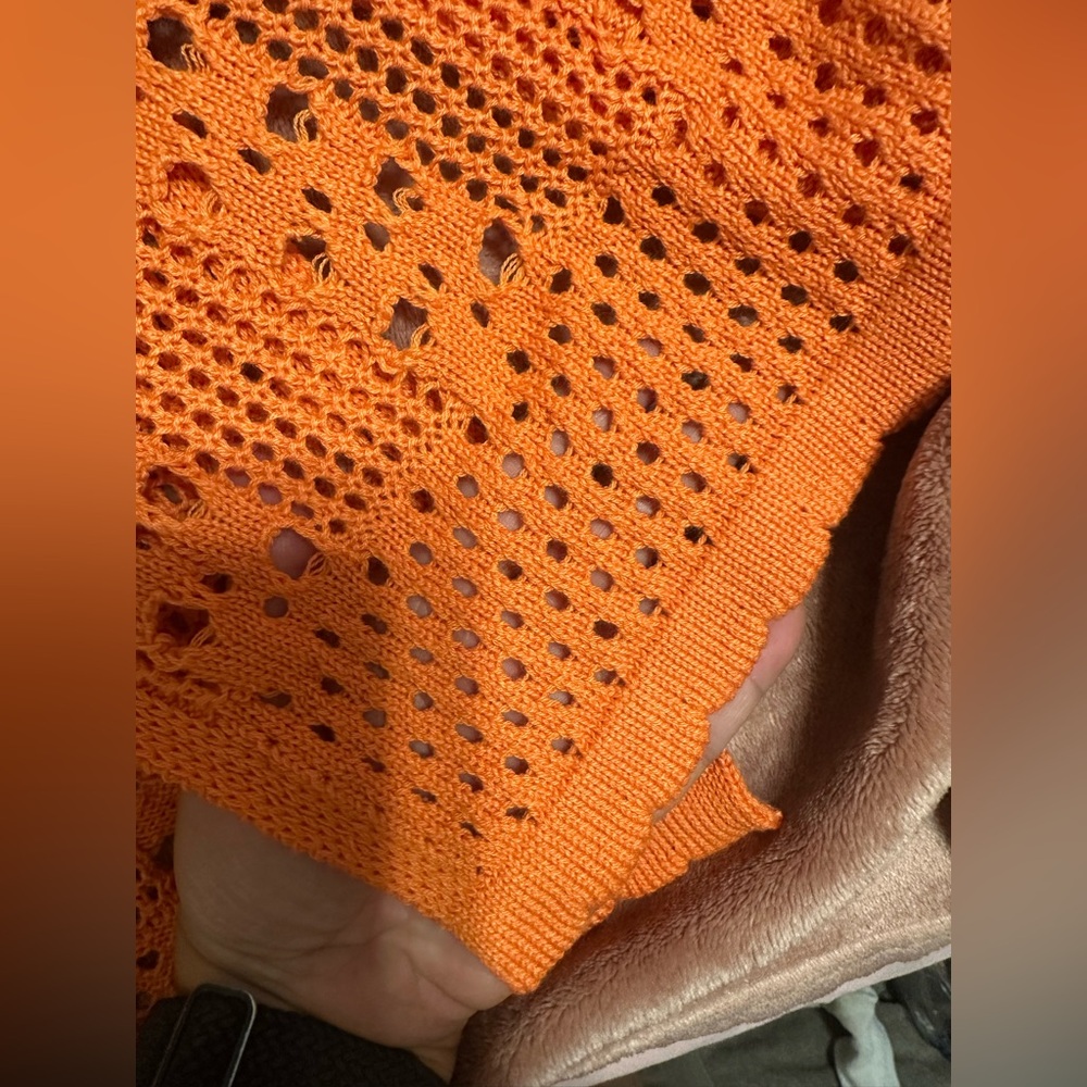 Olive & Oak Bright Orange Knit Ensemble - Picture 4 of 5